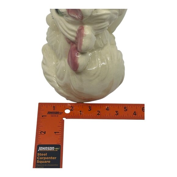 HULL Pink Kitten Art Pottery Glazed Planter, Made In U.S.A., Ca. 1940's #61 - Picture 4 of 10